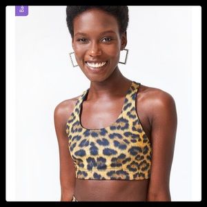 ❤️Terez Leopard Goals Hi-Shine Sports Bra Size XS